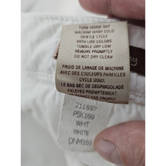 Paige Jeans Womens 28 White Skyline Ankle Peg Mid Rise Skinny Stretch Denim USA - Picture 8 of 11